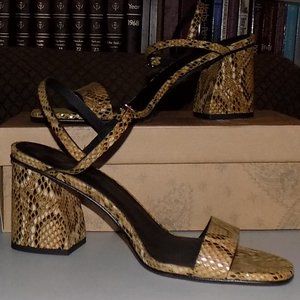 New Free People Liv tan snake leather EU41